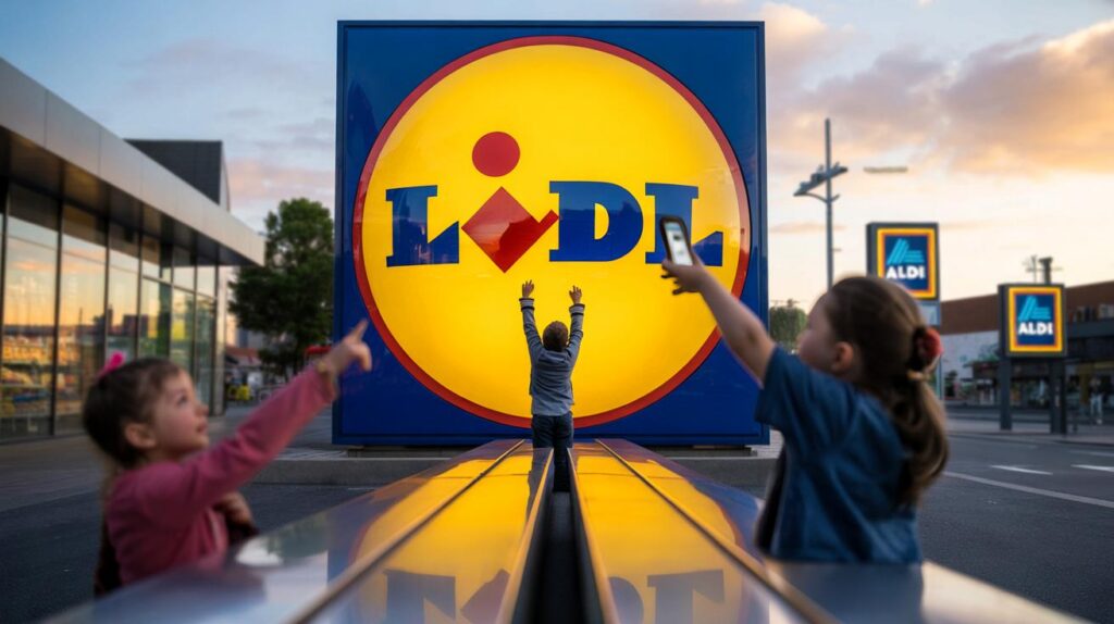 Three shapes you missed in the Lidl logo: can you spot the 'piano-playing dog' in 5 seconds, today?