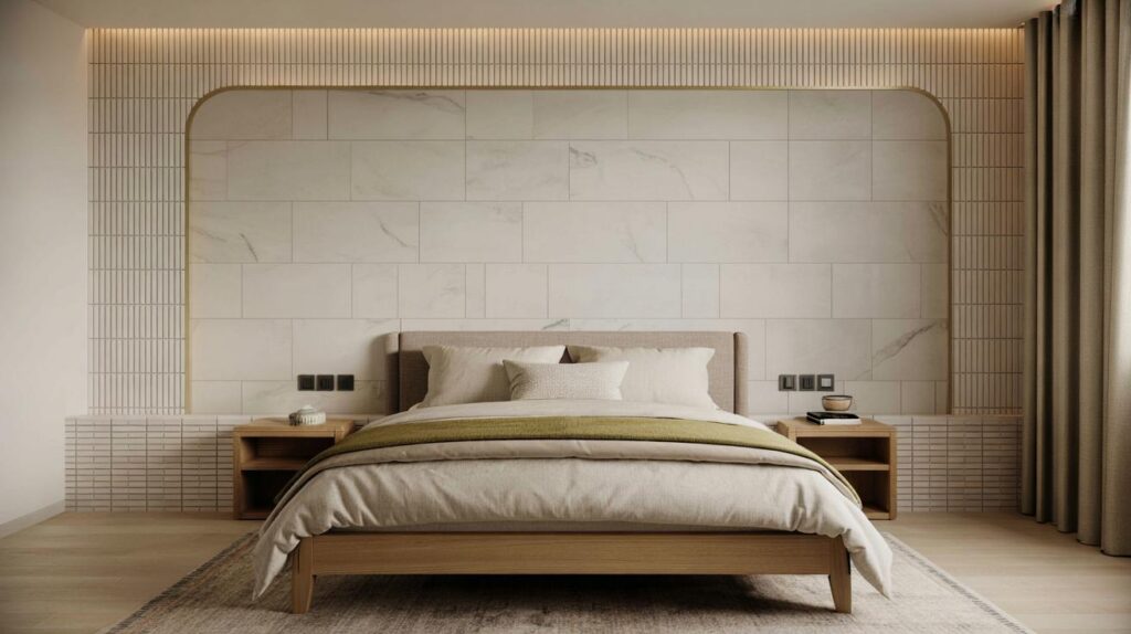 Tiles instead of headboards: are you ready to swap fabric for grout in 2026? 7 costs you must know