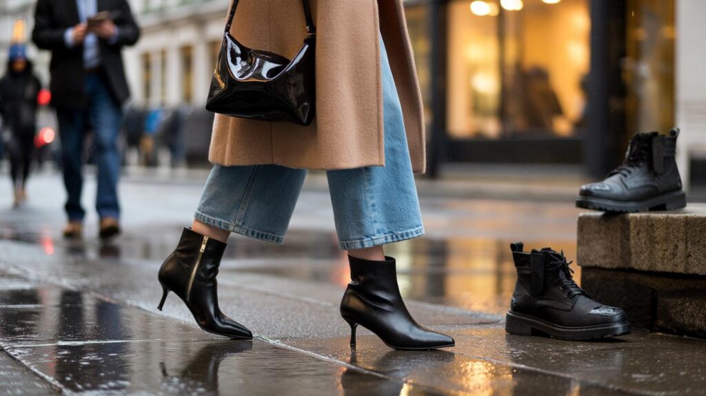 Trading biker boots for bliss: will you try M&S’s £76 53mm kitten-heel ankle boots, sizes 3–8?