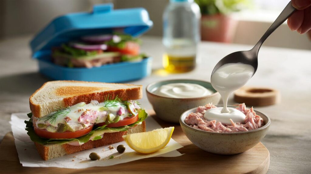 Tuna sandwiches taste 1 spoon richer with Greek yoghurt: are you missing 10g protein at lunch?