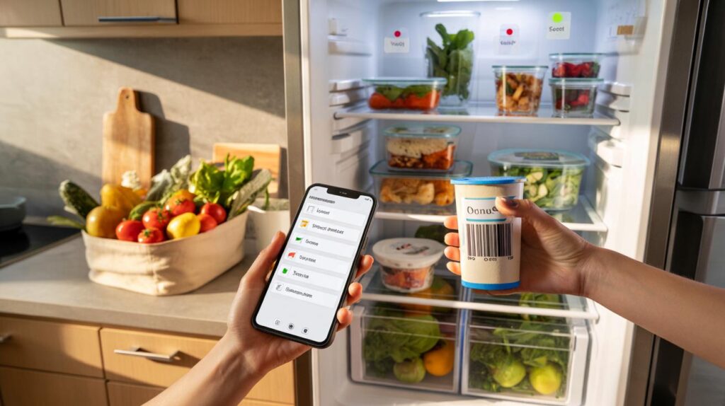 Use a digital grocery planner to reduce food waste and stay organised at home
