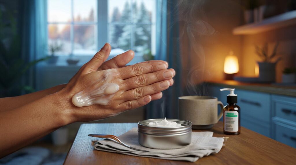 Use coconut oil to care for your hands and prevent dry winter skin in 2025