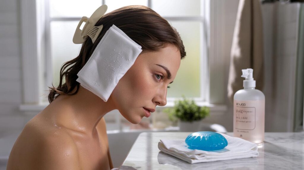 Why a cool compress can calm your scalp: and how to add it to your hair routine