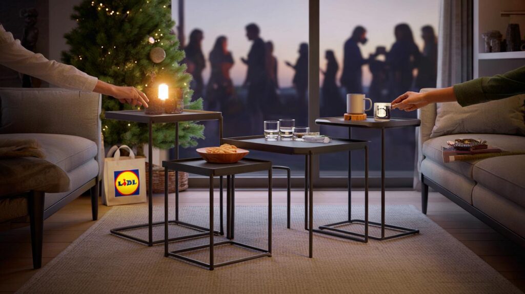 You could save £62 this Christmas with Lidl’s £18 four-table set: will it handle 12 guests?