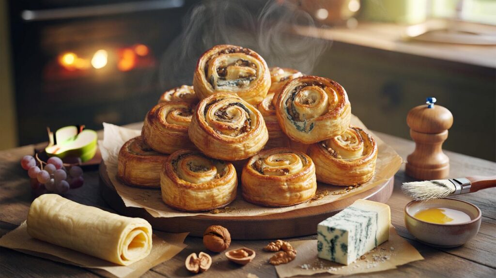 You forgot that puff pastry, didn’t you? 5-ingredient blue–walnut swirls in 20 minutes for under £4