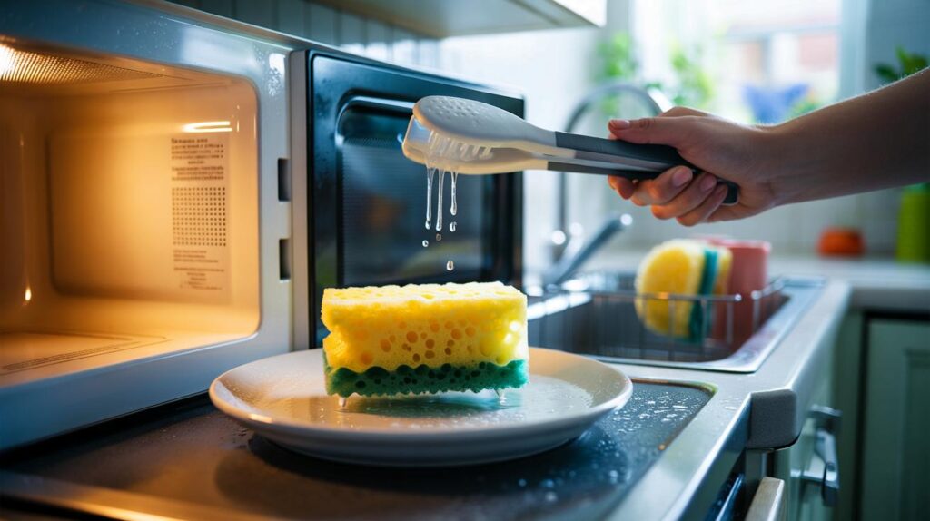 You handle it 20 times a day : the 2-minute microwave trick cuts sponge germs by 60% — are you safe?