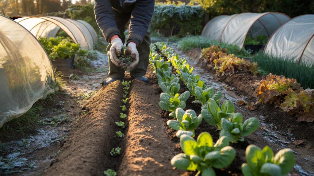 You have 7 days after 26 October: sow now at 5–10°C or lose tender winter leaves to toughness