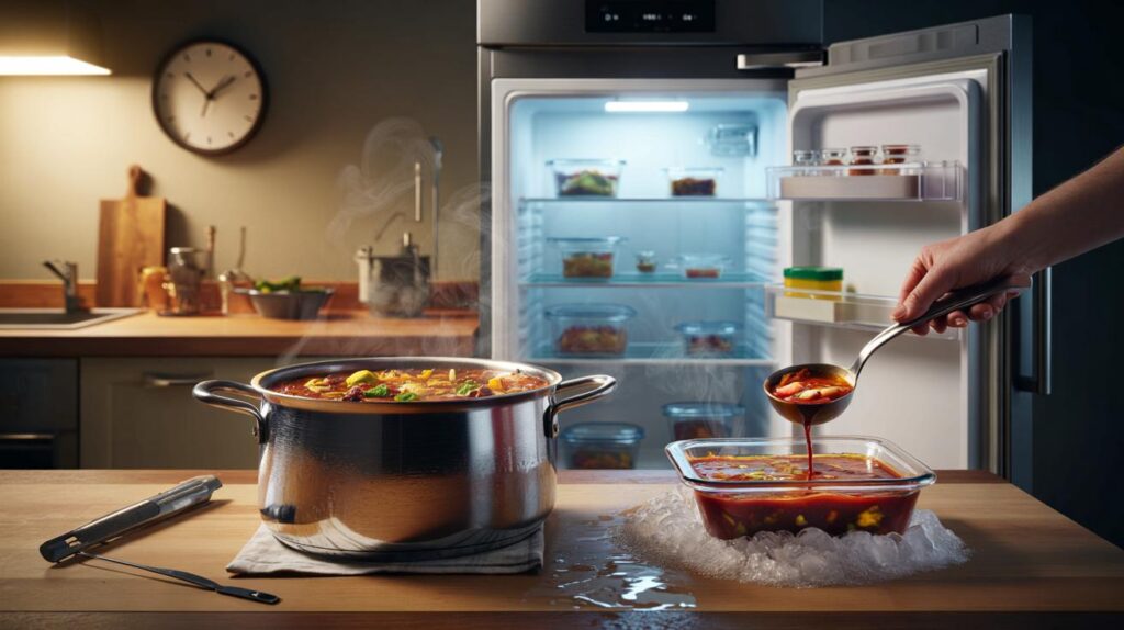 You leave hot leftovers on the counter : 2-hour rule, 8–63°c danger zone – is your fridge to blame?