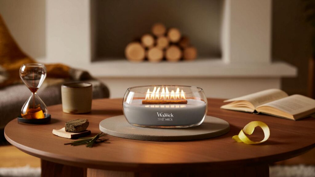 You love a real fire, but hate the mess: this Woodwick at £24.49 crackles for 50 hours, 382 reviews