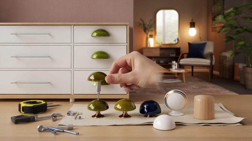 You spent £300 on flat-pack furniture yet it looks bland: could 89p Action ceramic knobs fix it?