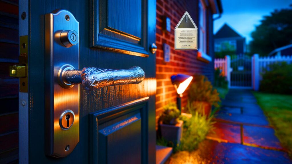 You spotted foil on a door handle: 5 facts 7 in 10 worried Britons get wrong about burglary hacks