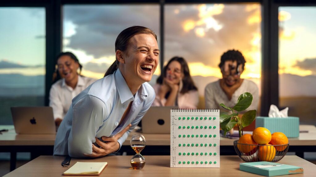 You try this 5-minute laugh habit: how 14 days cut cortisol 20% and halved your sick days at work