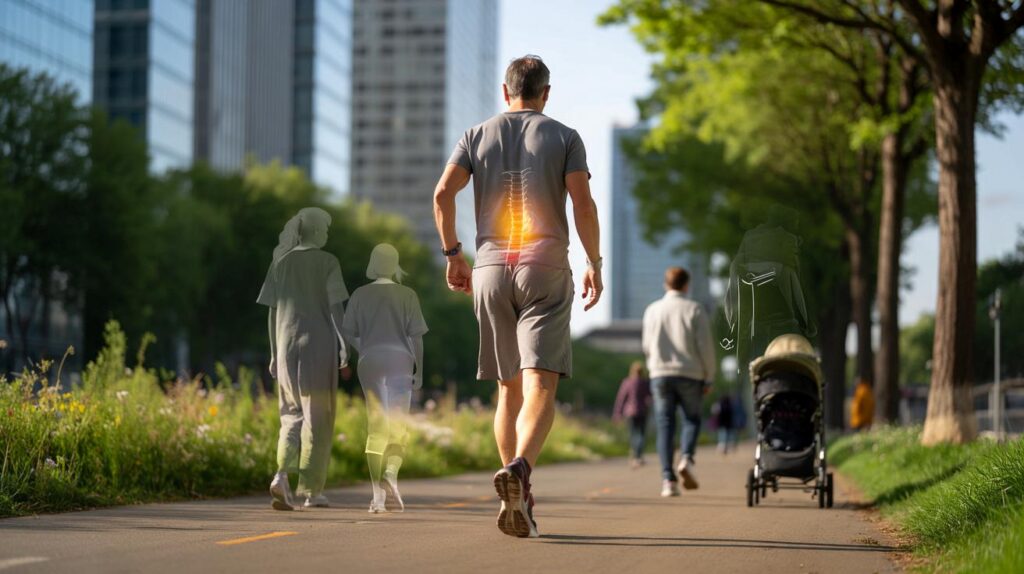 You walk every day, but is it enough: could 100 minutes save you 23% from back pain today?