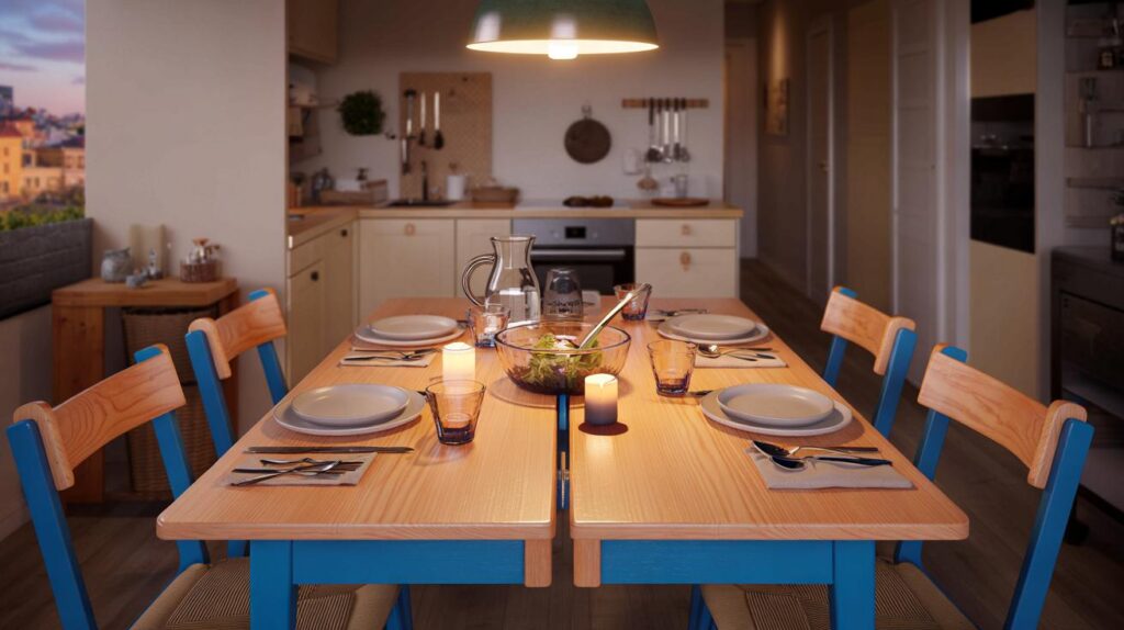 You, your kitchen and £199: is ikea’s pine drop-leaf table the 4-seater small-space miracle?
