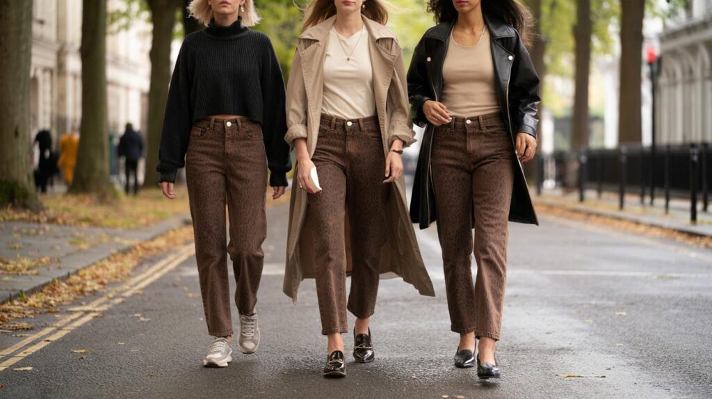You, your wardrobe and £26: will chocolate leopard jeans in 3 lengths replace skinnies this autumn?