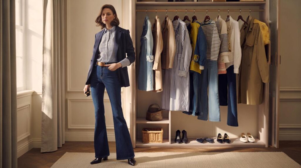 You, your wardrobe and £48: are M&S bootflare jeans the 7-day fix for autumn fit and flare?