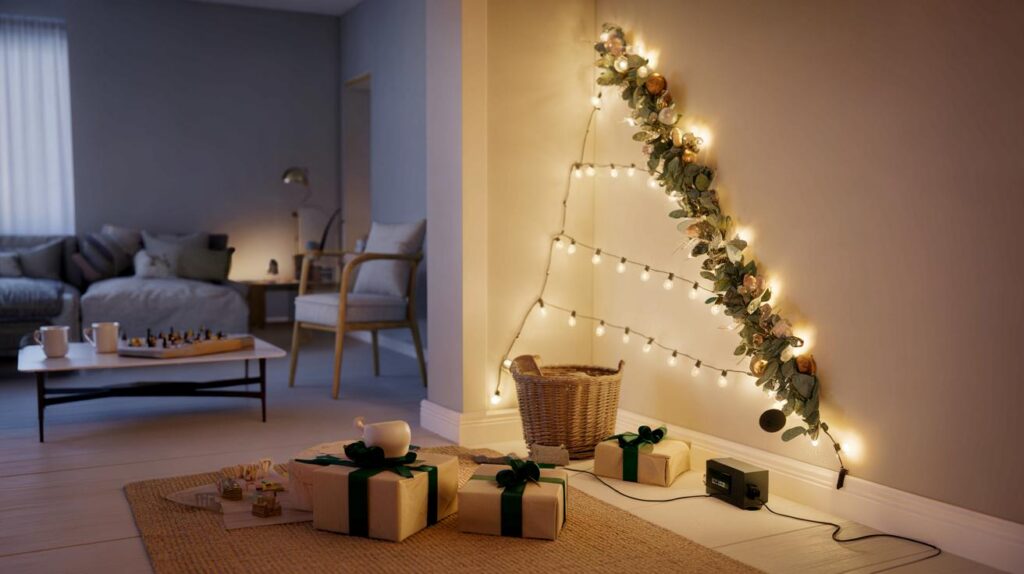 Your 2025 Christmas shake-up: 0 m², £30, 15 minutes—are families swapping trees for wall lights?