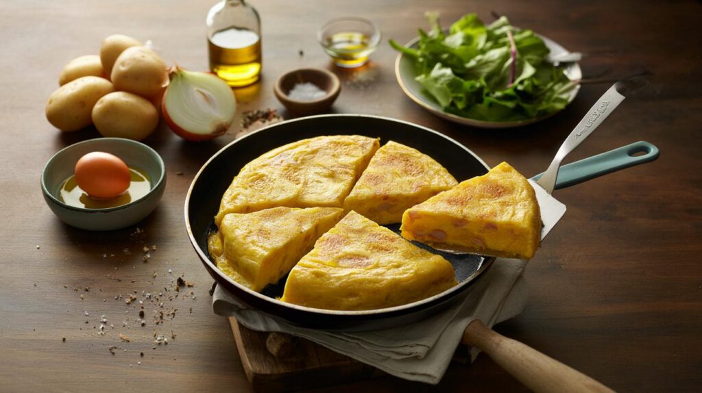 Your 4-ingredient spanish tortilla: can you serve 6 slices in 20 minutes with cupboard staples?