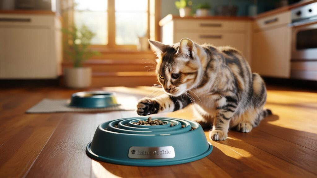 Your cat empties the bowl in 28 seconds? the £9 slow-feed swap that reduces vomiting by 42%
