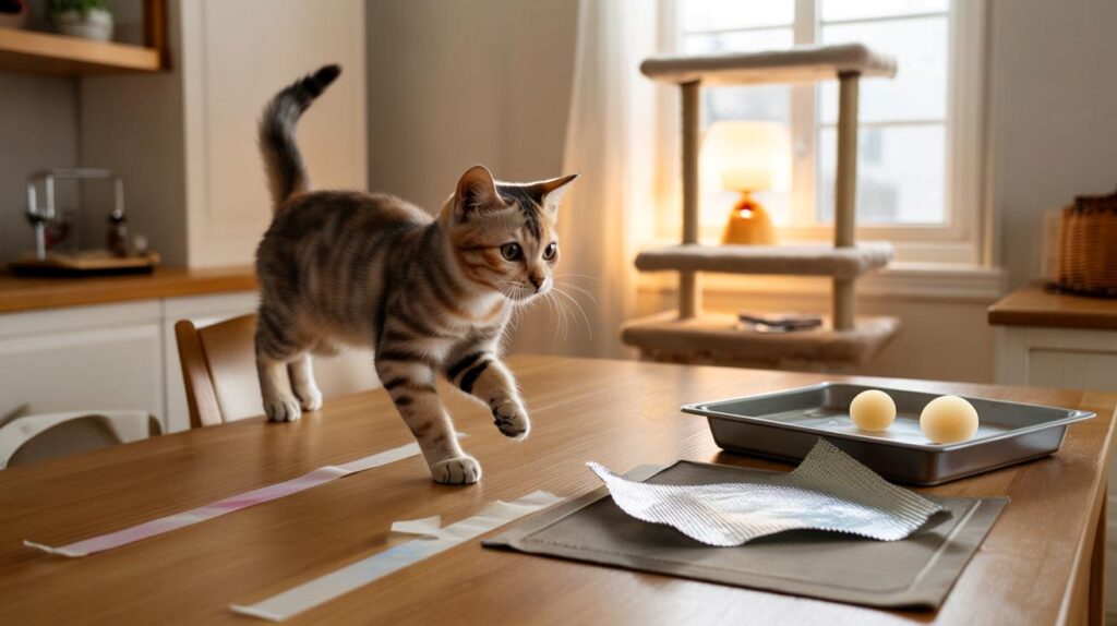 Your cat on the table again? 6 cheap fixes and a £5 hack to stop 9 in 10 jumps: what works
