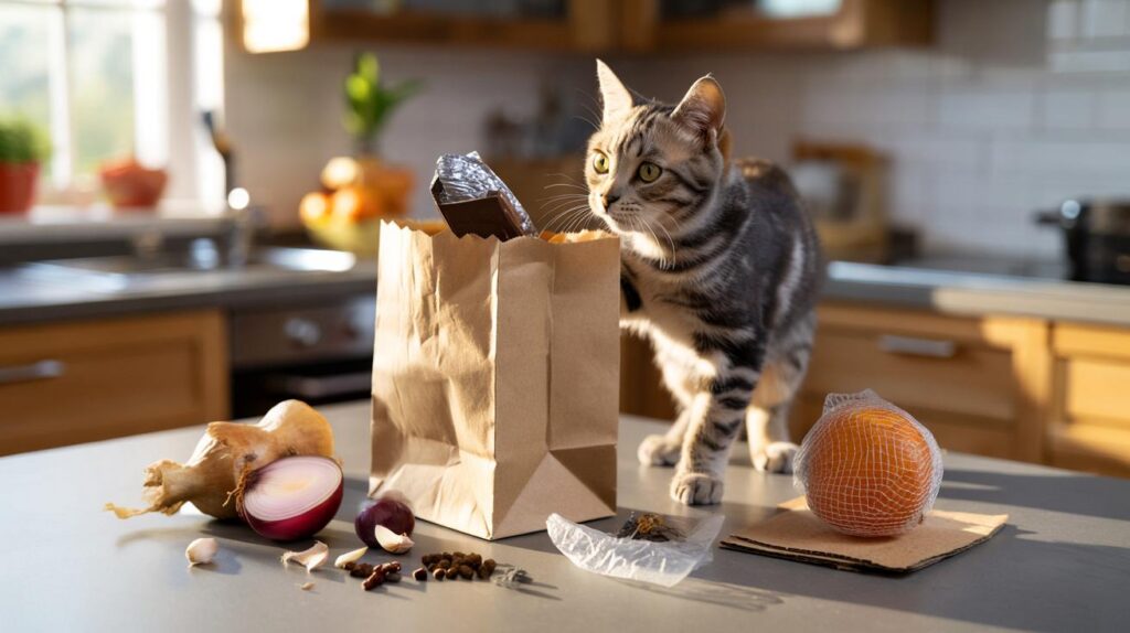 Your cat raids your shopping bags: 7 hidden dangers and 5 quick fixes you can use today at home