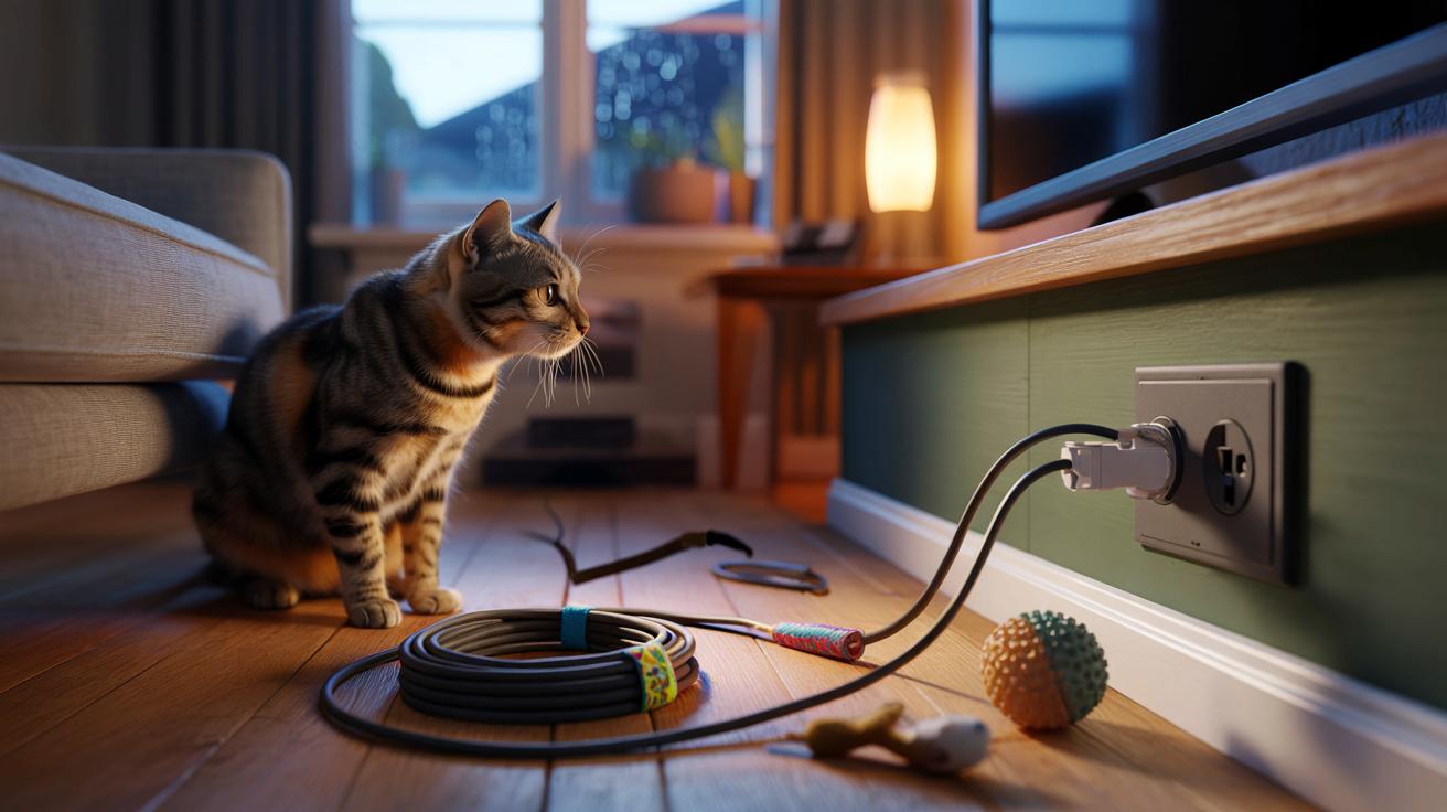 Your cat versus 230v: 7 fixes under £20 to stop chewed cables at home ...