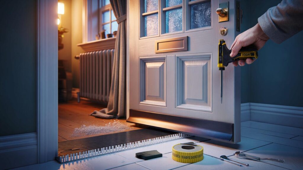 Your front door is costing you £312 this winter: 20% heat lost and 10-minute fixes to stop it