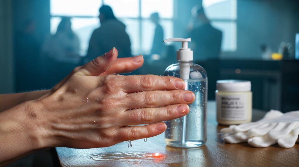 Your hands feel clean, but are they under attack: using 60% gels 10 times a day? see the hidden cost