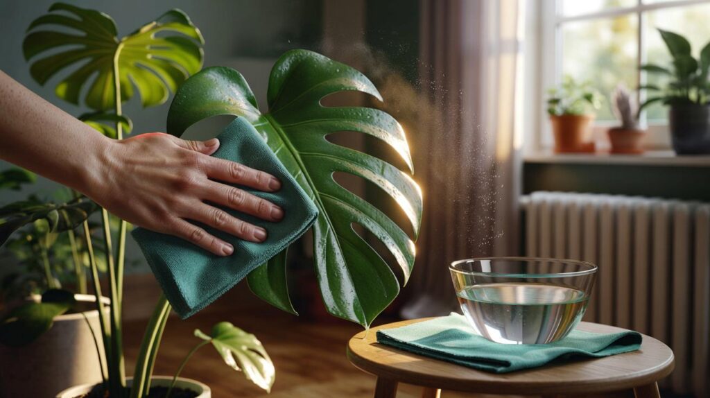 Your houseplants look dull? The 2-minute, zero-chemical wipe that saves £15 and restores shine