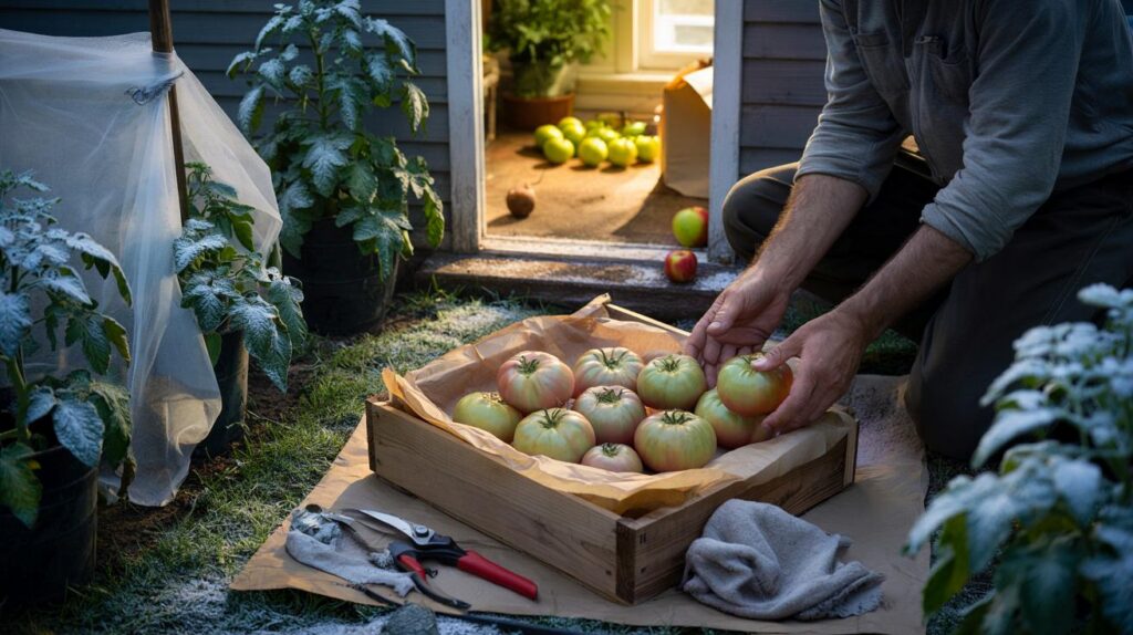 Your last 48 hours before frost: three old hands’ moves to save 92% of your green tomatoes now