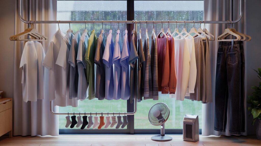 Your laundry is taking 48 hours to dry: the Japanese rainbow hanger trick slashes it to 12