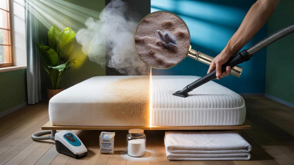 Your mattress stinks and teems with mites: seven chemical-free fixes in 20 minutes a month for you?