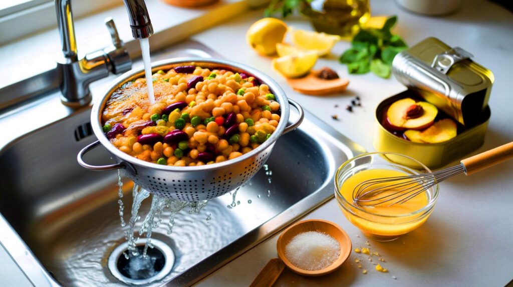 Your nan was right: should you rinse canned beans? 40% less salt, calmer guts, and fewer regrets