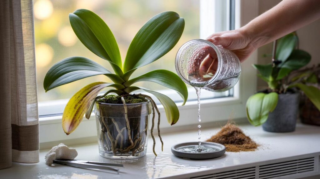 Your orchid leaves turning yellow could cost people £25 each: are you making these 3 watering mistakes today?