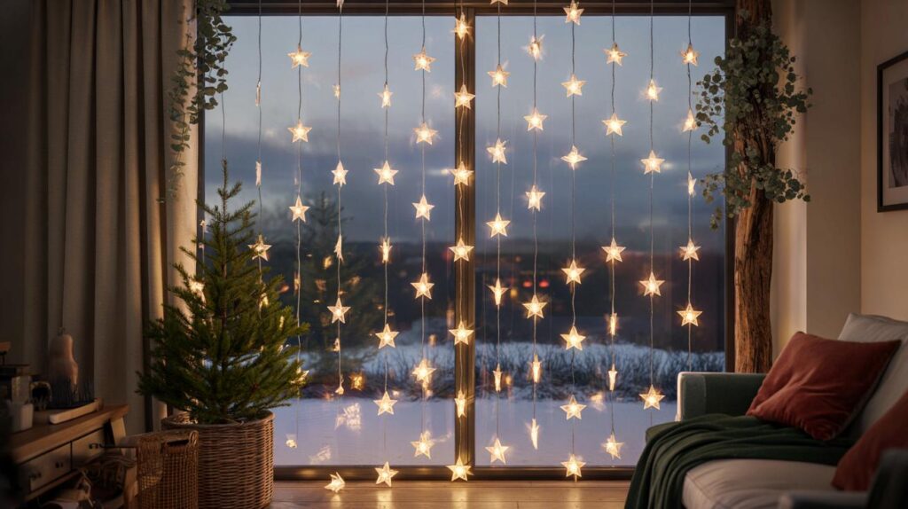 Your room, sorted for Christmas: £19 Ikea star curtains, 48 lights, 20,000 hours — will you buy?