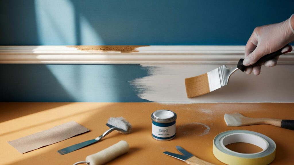 Your skirting is flaking? 3 fixes under £15 and 30 minutes: no removal, no marks, you keep £120