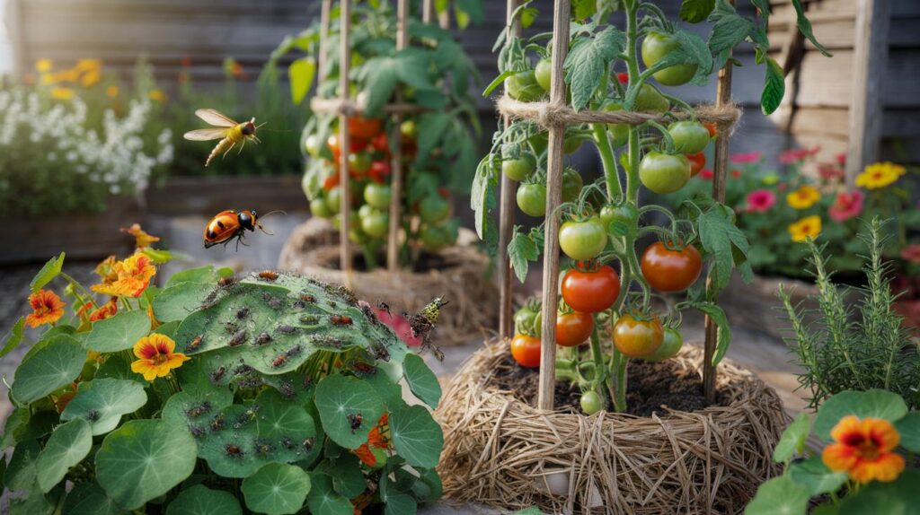 Your tomatoes under siege? grandmother’s nasturtium trap cuts aphids by 75% without chemical sprays now