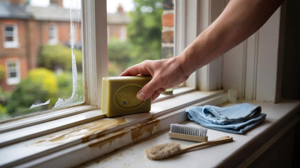 Your windows stop squealing in 3 minutes : a 72% olive soap bar under £2 and 7 steps you’ll use